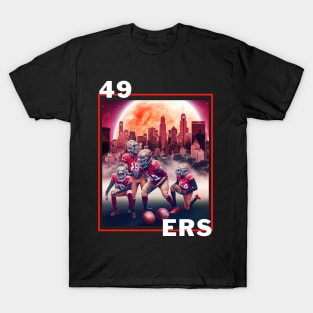 49 ers players cute graphic design artwork T-Shirt